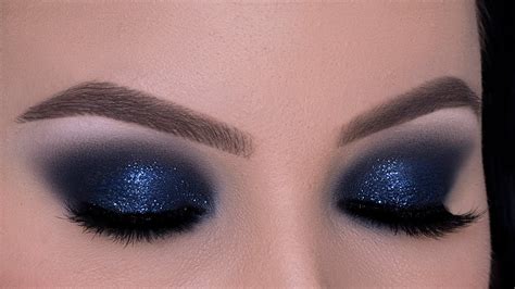 navy blue eyeshadow looks
